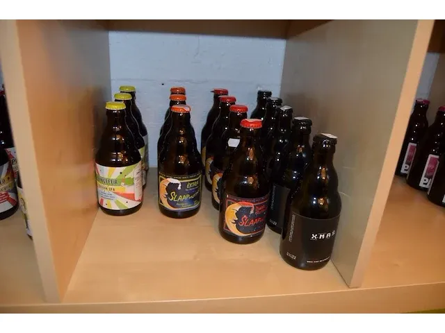 15 fl. bier st.hubertus hop 33cl, 6 fl. de maeght van gottem 33cl, 4 fl. de bie velo bier 33cl, 2 fl. dormaal new tildonk 33cl, 3 fl. zurre kriek 33cl, 7 fl. julia sunny joy 33cl, 5 fl. the birth 33cl - afbeelding 15 van  30