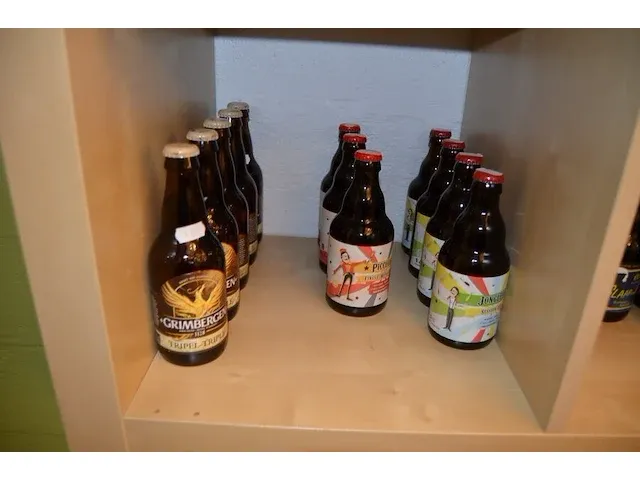 15 fl. bier st.hubertus hop 33cl, 6 fl. de maeght van gottem 33cl, 4 fl. de bie velo bier 33cl, 2 fl. dormaal new tildonk 33cl, 3 fl. zurre kriek 33cl, 7 fl. julia sunny joy 33cl, 5 fl. the birth 33cl - afbeelding 17 van  30