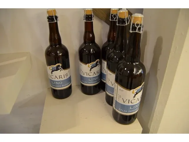 15 fl. bier st.hubertus hop 33cl, 6 fl. de maeght van gottem 33cl, 4 fl. de bie velo bier 33cl, 2 fl. dormaal new tildonk 33cl, 3 fl. zurre kriek 33cl, 7 fl. julia sunny joy 33cl, 5 fl. the birth 33cl - afbeelding 20 van  30