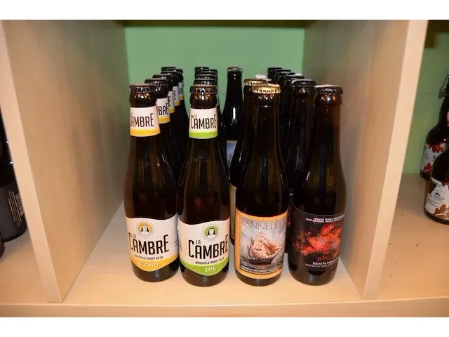 15 fl. bier st.hubertus hop 33cl, 6 fl. de maeght van gottem 33cl, 4 fl. de bie velo bier 33cl, 2 fl. dormaal new tildonk 33cl, 3 fl. zurre kriek 33cl, 7 fl. julia sunny joy 33cl, 5 fl. the birth 33cl - afbeelding 28 van  30