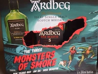 15 flesjes à 200ml whisky ardbeg monsters of smoke - afbeelding 2 van  2