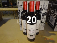 15 flessen le grand noir rouge wijn - afbeelding 2 van  2