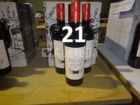 15 flessen le grand noir rouge wijn - afbeelding 2 van  2
