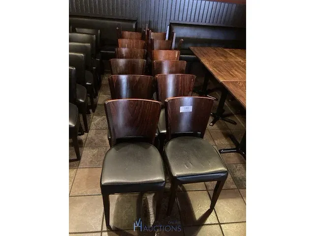 15 houten stoelen - afbeelding 1 van  3