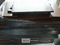 ±15 lopende meter rek met houten leggers - afbeelding 7 van  9