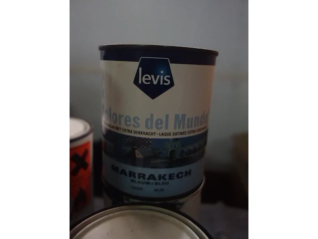 15 potten verf zijdeglans levis 0,75l - afbeelding 4 van  4