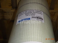 15 rollen 1m/50m glasvezel, 160 gr voor het isoleren van de gevel - 4x4mm gaas - afbeelding 1 van  1
