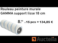 15 rollen gamma muurverf gladde ondergrond 18 cm - afbeelding 1 van  5