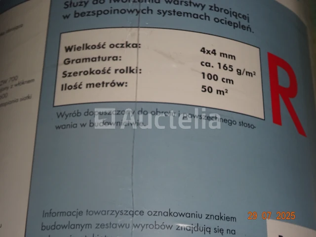 15 rollen glasvezel, 165 gr/m² maas 4x4mm, isolerend - knauf - afbeelding 2 van  3