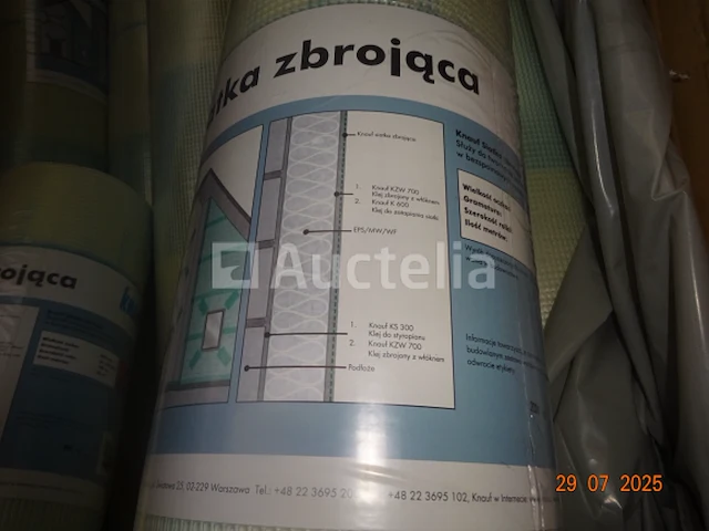 15 rollen glasvezel 165 gr/m² maas 4x4mm, isolerend - knauf - afbeelding 1 van  2