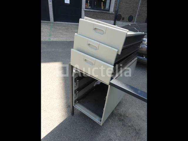 15 tafelframes met ladeblok (zonder legplank) - afbeelding 1 van  6