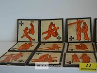 15 tegeltjes de lijdensweg van jezus 15x15 cm - afbeelding 2 van  6