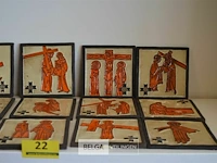 15 tegeltjes de lijdensweg van jezus 15x15 cm - afbeelding 3 van  6