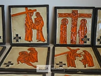 15 tegeltjes de lijdensweg van jezus 15x15 cm - afbeelding 4 van  6