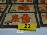 15 tegeltjes de lijdensweg van jezus 15x15 cm - afbeelding 6 van  6