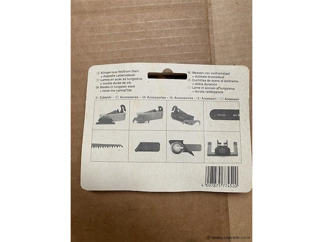 15 verpakkingen van 10 stuks tapijtmesjes - afbeelding 2 van  2