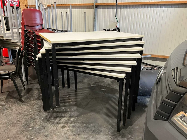 15 x bureautafel met stoelen - afbeelding 1 van  7