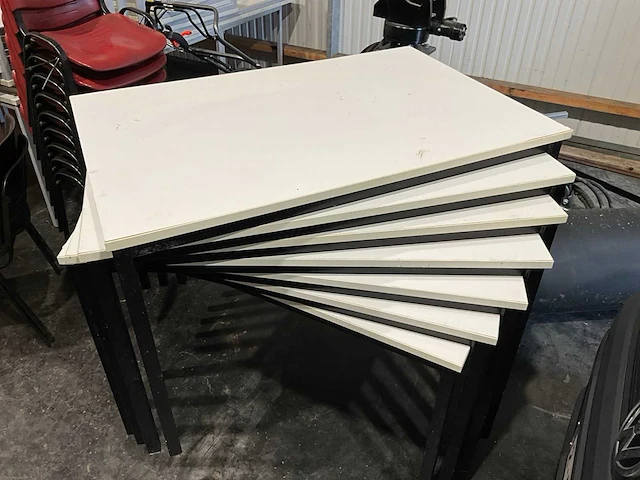 15 x bureautafel met stoelen - afbeelding 2 van  7