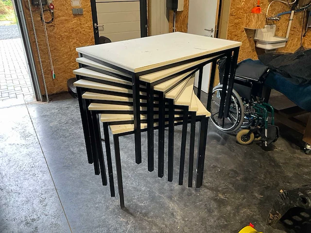 15 x bureautafel met stoelen - afbeelding 6 van  7