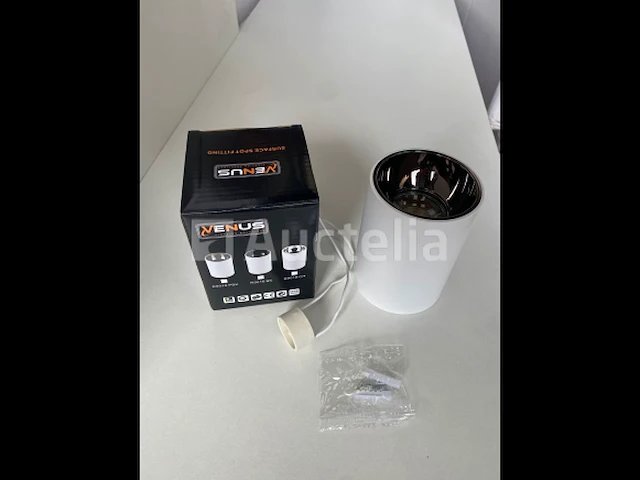 15 x gu10 oppervlakte spot – cilindrisch – wit / bruin – interieur – ø74 x 104 mm – ip20 - afbeelding 3 van  3