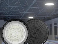 15 x highbay led slim 100w – 6500k koud wit – ufo ip65 waterdicht – 11.000 lm - afbeelding 3 van  5