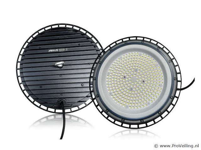15 x highbay led slim 100w – 6500k koud wit – ufo ip65 waterdicht – 11.000 lm - afbeelding 4 van  5