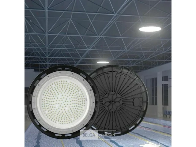 15 x highbay led slim 100w – 6500k koud wit – ufo ip65 waterdicht – 11.000 lm - afbeelding 4 van  6