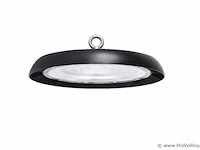 15 x highbay led slim 150w – 6500k koud wit – ufo ip65 waterdicht – 19.500 lm – zwart - afbeelding 3 van  5