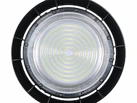 15 x highbay led slim 150w – 6500k koud wit – ufo ip65 waterdicht – 19.500 lm – zwart - afbeelding 4 van  5