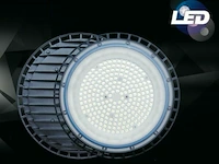 15 x highbay slim 100w - 110lm/w - ip65 - koud wit 6400k - afbeelding 4 van  6