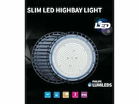 15 x led highbay slim 100w - philips lumileds - 110lm/w - koud wit 6500k - afbeelding 3 van  4