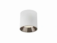 15 x opbouwarmatuur gu10 – cilindrisch – wit / bruin – binnen – ø74 x 104 mm – ip20 - afbeelding 1 van  4