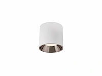 15 x opbouwarmatuur gu10 – cilindrisch – wit / bruin – binnen – ø74 x 104 mm – ip20 - afbeelding 1 van  3