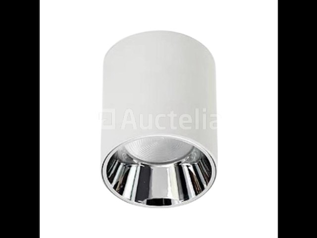 15 x opbouwarmatuur gu10 – cilindrisch – wit / chroom – binnen – ø74 x 104 mm – ip20 - afbeelding 3 van  3