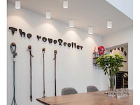 15 x opbouwarmatuur gu10 – kubus / vierkant – wit / chroom – binnen – 74 x 104 mm – ip20 - afbeelding 3 van  3