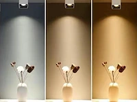 15 x opbouwarmatuurgu10 – kubus / vierkant – wit / bruin – binnen – 74 x 104 mm – ip20 - afbeelding 1 van  3