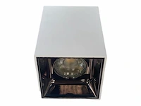 15 x opbouwarmatuurgu10 – kubus / vierkant – wit / bruin – binnen – 74 x 104 mm – ip20 - afbeelding 3 van  3