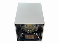 15 x opbouwarmatuurgu10 – kubus / vierkant – wit / bruin – binnen – 74 x 104 mm – ip20 - afbeelding 4 van  4