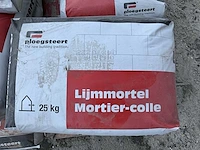 15 zakken ploegsteert lijmmortel - afbeelding 2 van  5