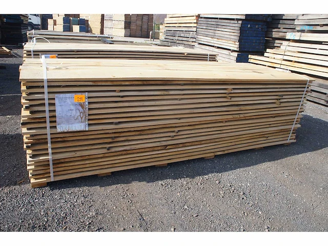 1,50 m³ eiken planken 22mm - afbeelding 1 van  4