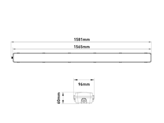 150cm dubbele led tl t8 armaturen waterdicht (8x) - afbeelding 10 van  10