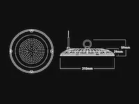 150w 4000k led ufo highbay slim waterdicht (200x) - afbeelding 5 van  6