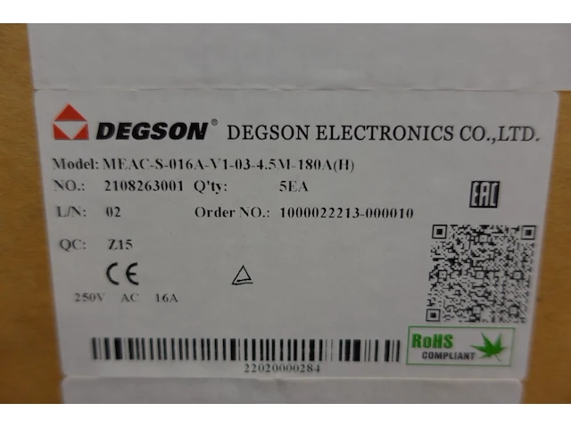 150x laadkabel ev degson - afbeelding 3 van  4