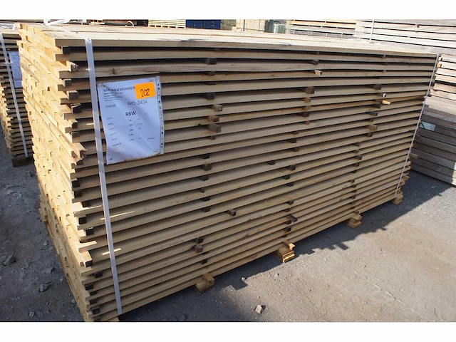 1,52 m³ eiken planken 22mm - afbeelding 1 van  4