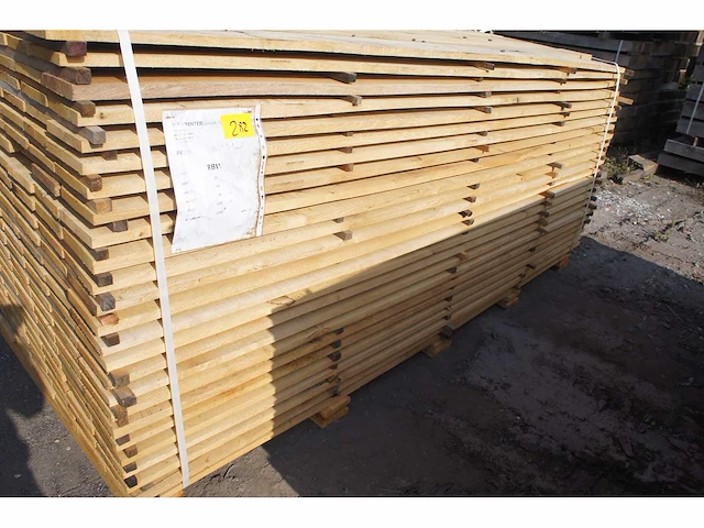 1,52 m³ eiken planken 22mm - afbeelding 1 van  3