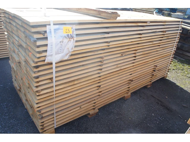 1,54 m³ eiken planken - afbeelding 1 van  5