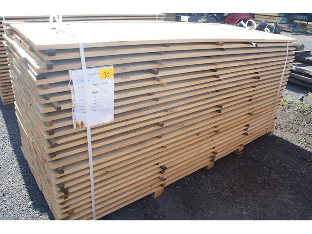 1,54 m³ eiken planken - afbeelding 1 van  4