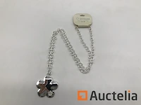 156 verzilverde bloem hangers - afbeelding 4 van  8