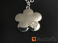 156 verzilverde bloem hangers - afbeelding 6 van  8