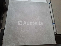 15,84m² grigio medio 60x60 gerectificeerd, betoneffect, vloer en wand, nieuw verpakt - afbeelding 1 van  2